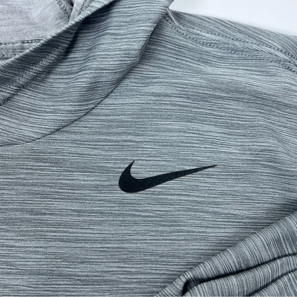 Nike Men's Dri-Fit Breathe Gray Long Sleeve Training Hoodie 832862 Size S; Gym